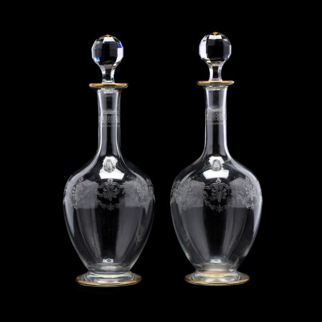 baccarat-pair-of-gilt-decorated-etched-crystal-decanters