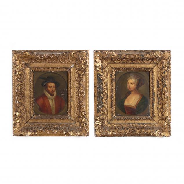 pair-of-antique-portraits-picturing-anne-boleyn-and-sir-walter-raleigh
