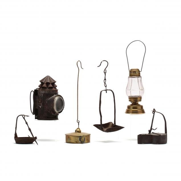 six-antique-lamps-lanterns