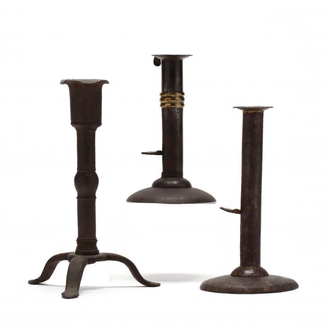 three-early-iron-candlesticks