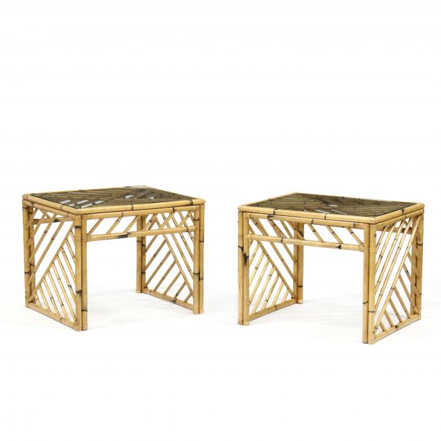 pair-of-vintage-bamboo-side-tables