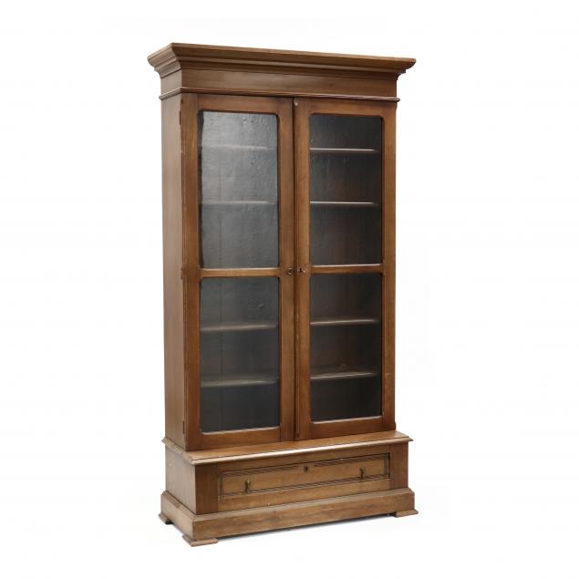 victorian-walnut-bookcase
