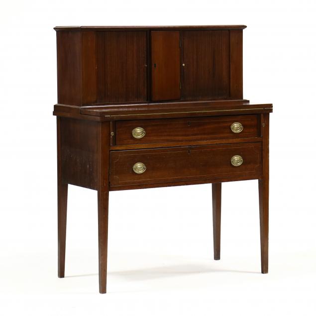 federal-inlaid-mahogany-tambour-desk