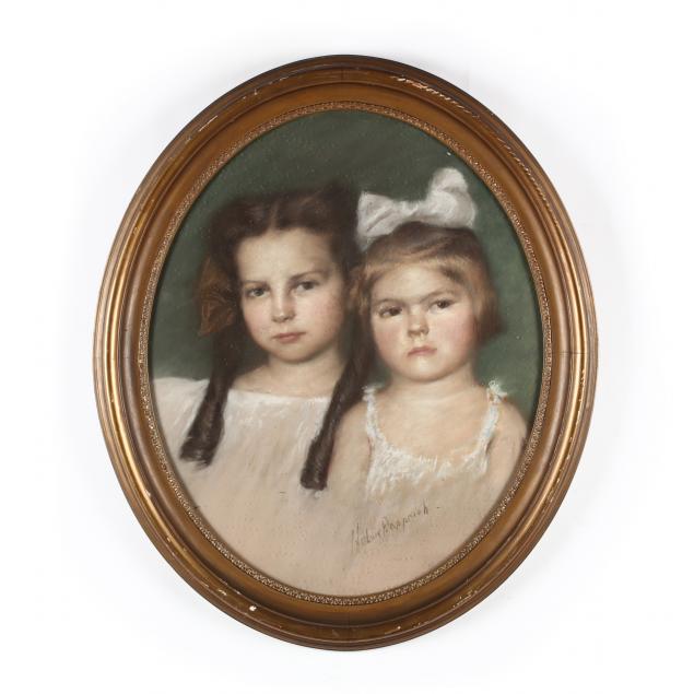 helen-dapprich-il-in-1878-1953-portrait-of-two-sisters