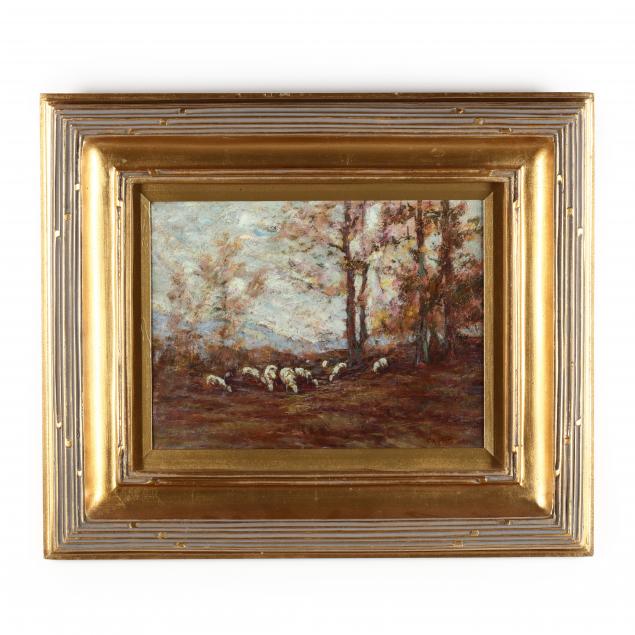 charles-a-platt-ny-nh-1861-1933-grazing-flock-of-sheep