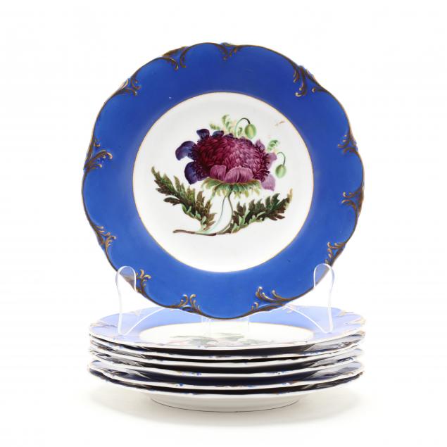set-of-seven-limoges-hand-painted-plates