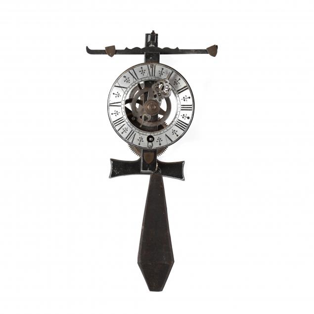 continental-style-skeleton-wall-clock