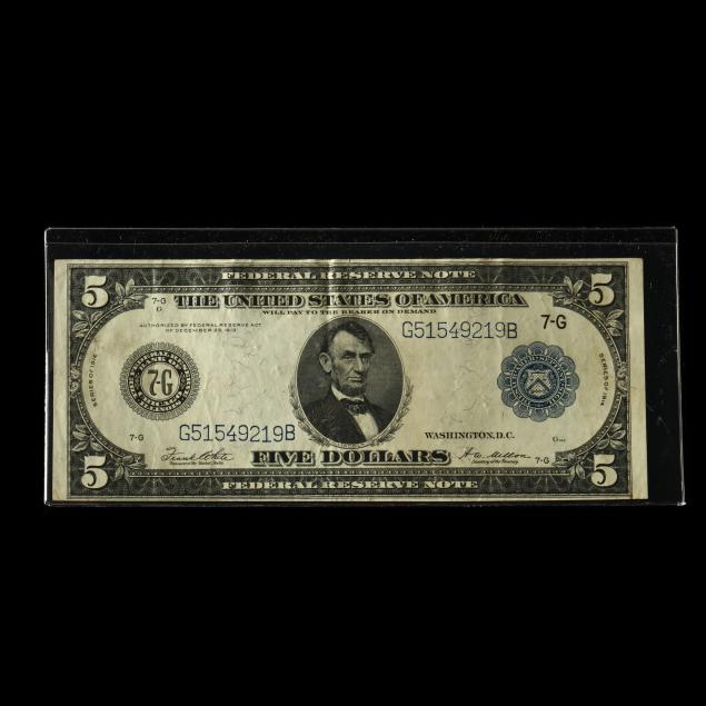 Series 1914 $5 Federal Reserve Note