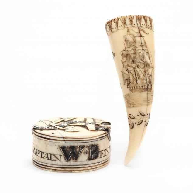 scrimshaw-whale-tooth-match-safe-and-whalebone-puzzle-box