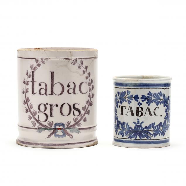 two-antique-delft-tobacco-jars
