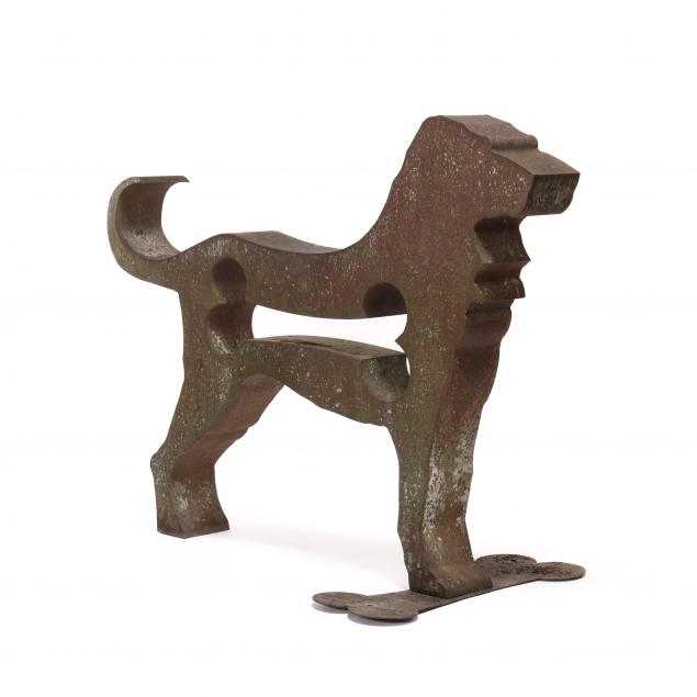 dale-rogers-ma-20th-century-large-i-american-dog-i-sculpture