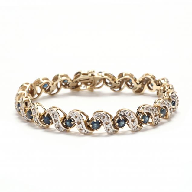 14kt-bi-color-gold-sapphire-and-diamond-bracelet