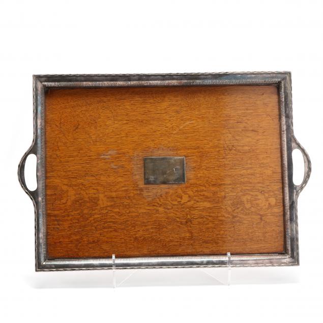 large-antique-oak-silverplate-gallery-tray
