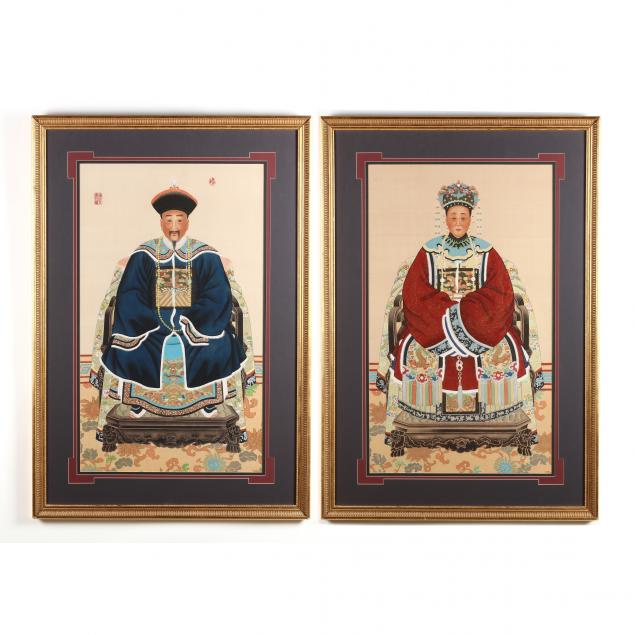 a-large-pair-of-chinese-ancestor-portraits