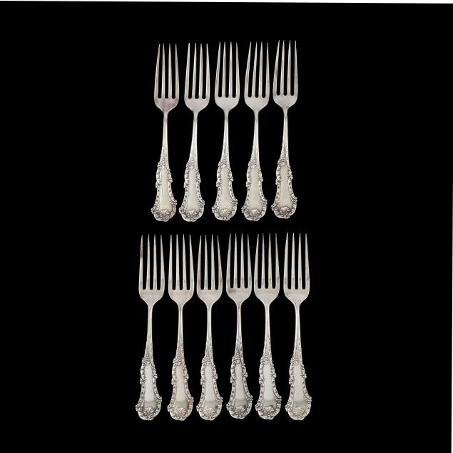 set-of-11-frank-m-whiting-george-iii-sterling-silver-luncheon-forks