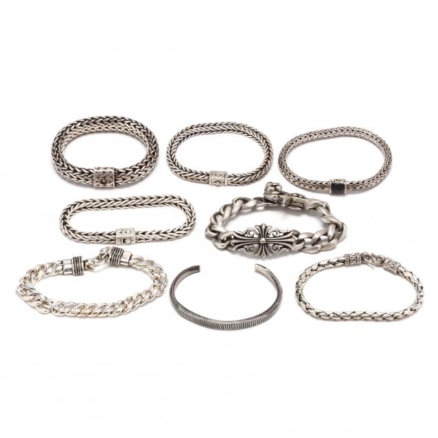 eight-gent-s-silver-bracelets