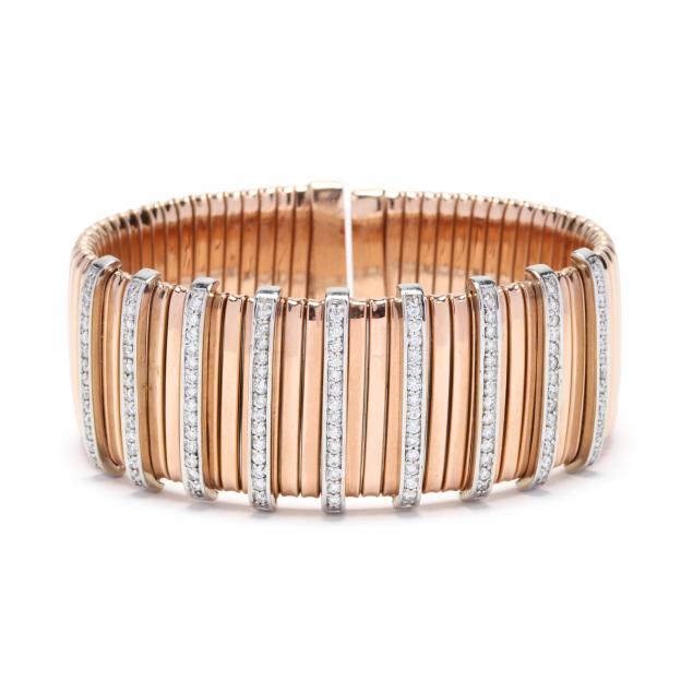 14kt-bi-color-gold-and-diamond-cuff-bracelet