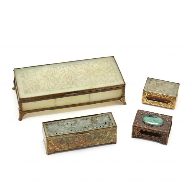 a-group-of-chinese-hardstone-and-brass-boxes