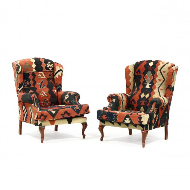 pair-of-kilim-upholstered-queen-anne-style-easy-chairs