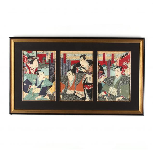 toyohara-kunichika-japanese-1835-1900-triptych-of-kabuki-actors