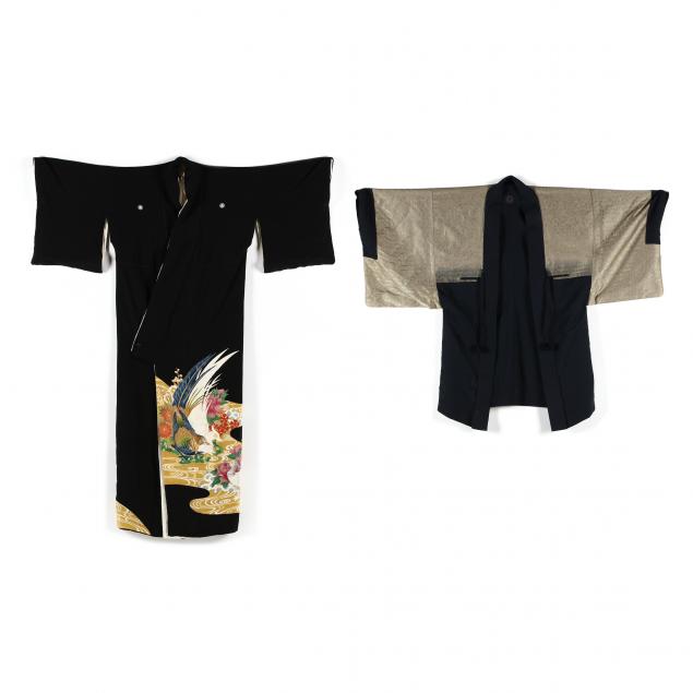 two-vintage-japanese-kimonos