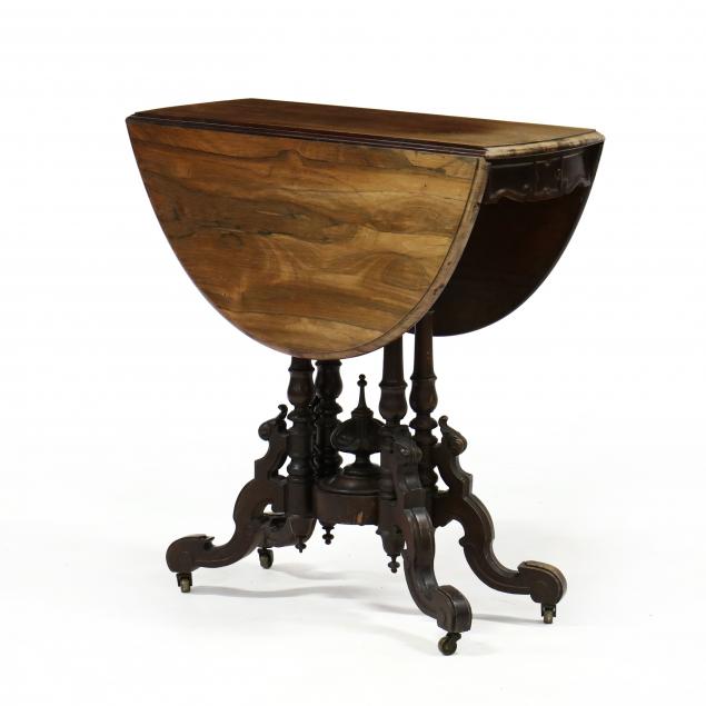 victorian-rosewood-drop-leaf-table