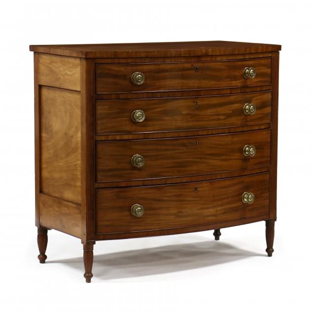 american-sheraton-mahogany-bow-front-chest-of-drawers