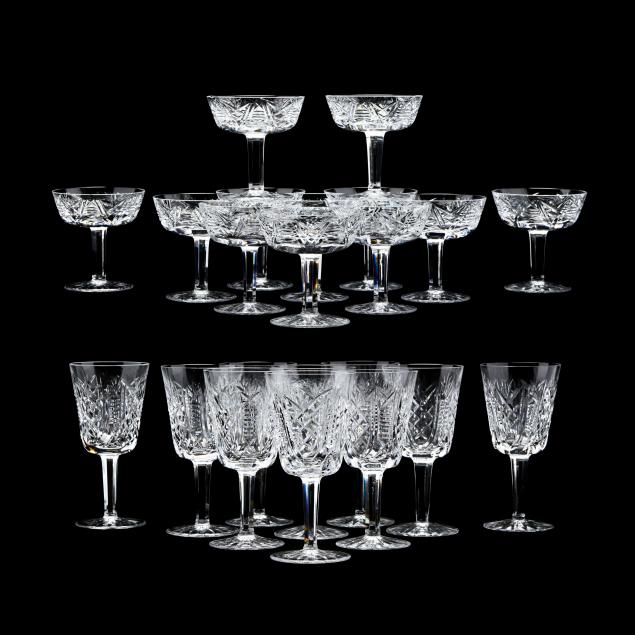22-pieces-of-waterford-clare-stemware