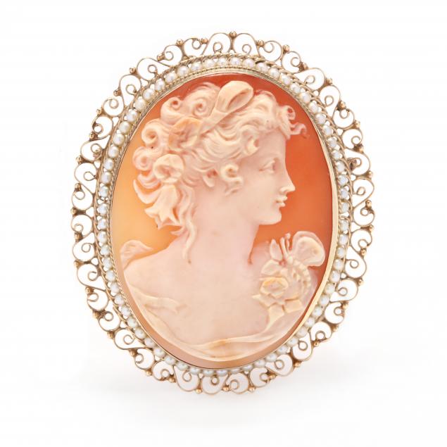 large-gold-cameo-and-seed-pearl-brooch
