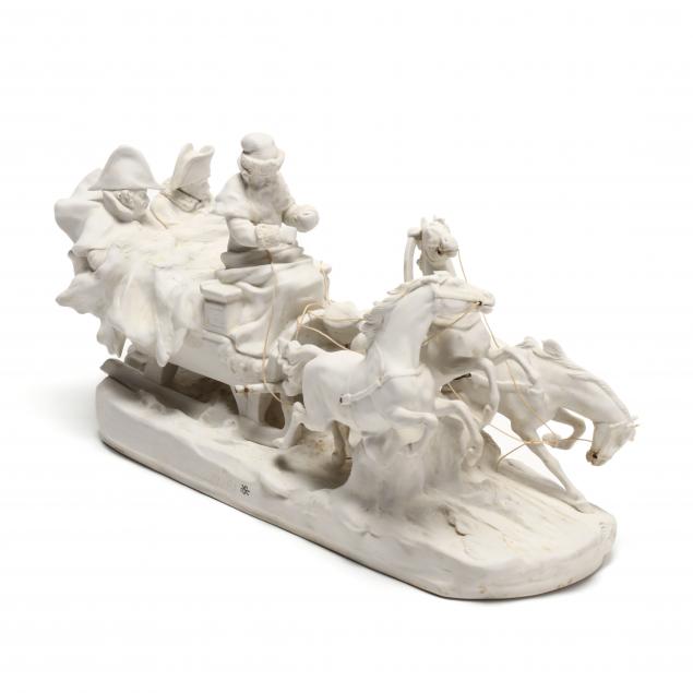 bisque-sculpture-of-napoleon-s-escape-from-russia