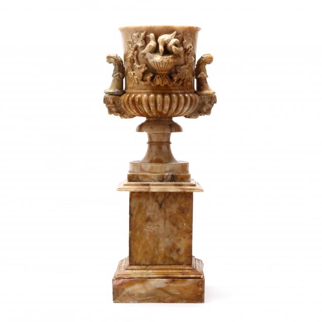 antique-carved-alabaster-urn