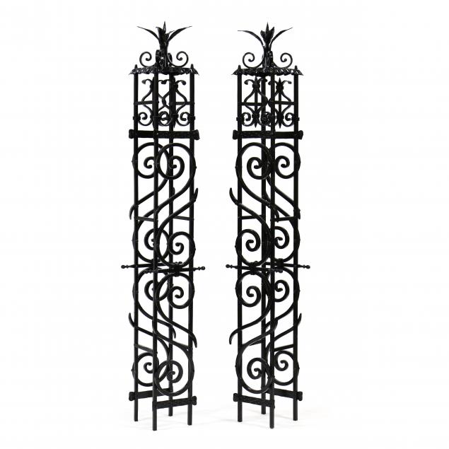 pair-of-painted-iron-architectural-elements