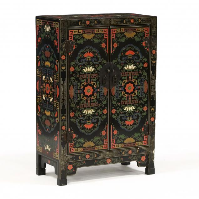 vintage-chinese-lacquered-two-door-cabinet