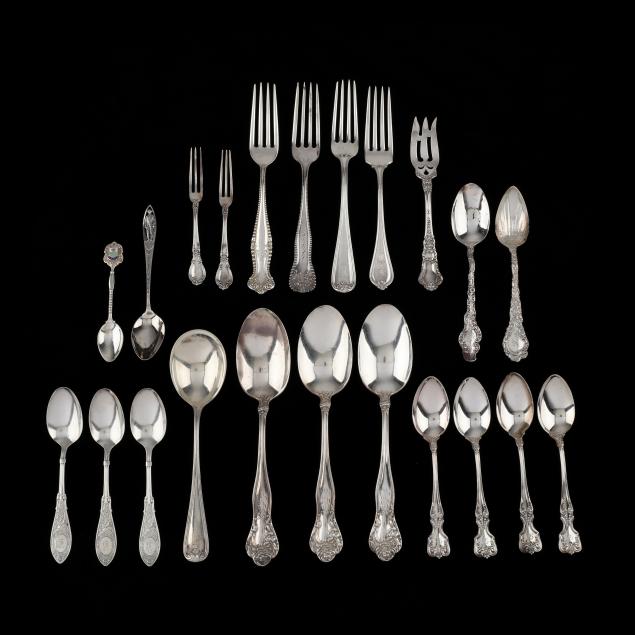 collection-of-sterling-silver-flatware