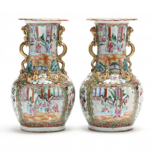 a-pair-of-chinese-porcelain-rose-medallion-vases