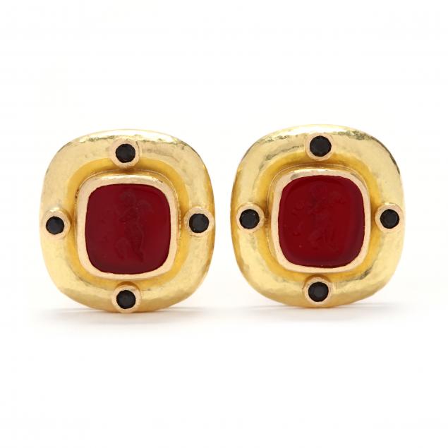 19kt-gold-and-venetian-glass-earrings-elizabeth-locke