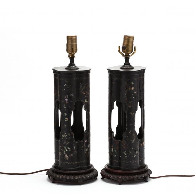 a-pair-of-chinese-mother-of-pearl-inlaid-lacquered-hat-stand-lamps