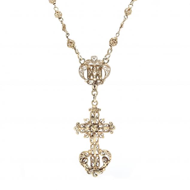 antique-gold-rosary