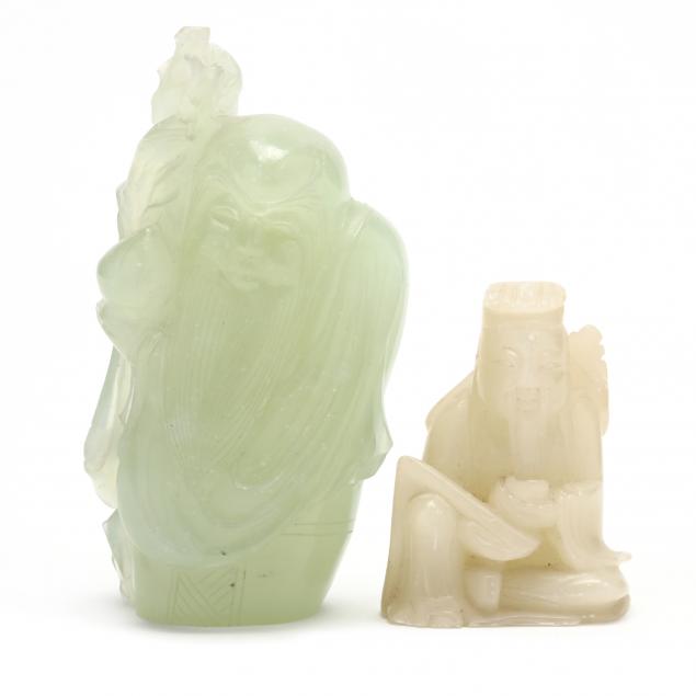 two-chinese-carved-hardstone-figures