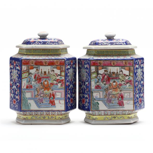 a-pair-of-chinese-porcelain-hexagonal-jars-with-covers