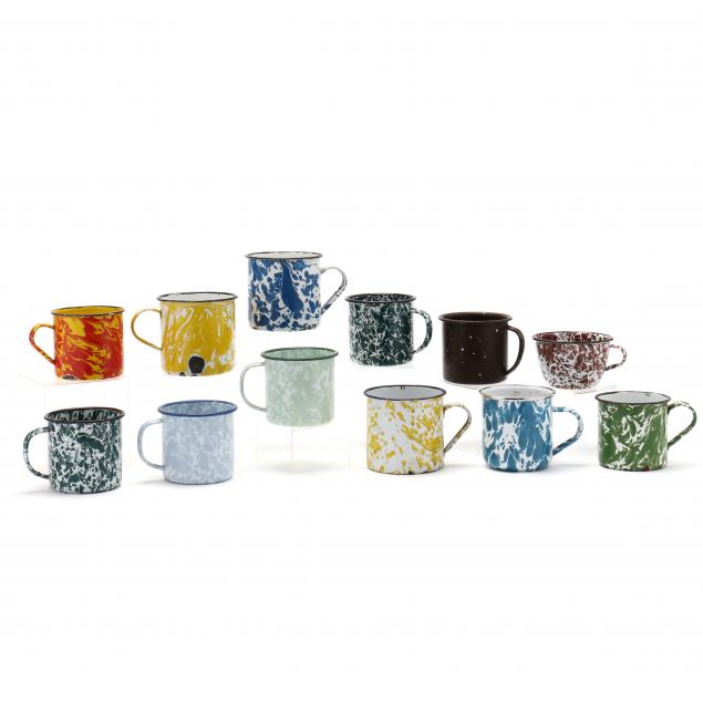 twelve-colorful-graniteware-mugs