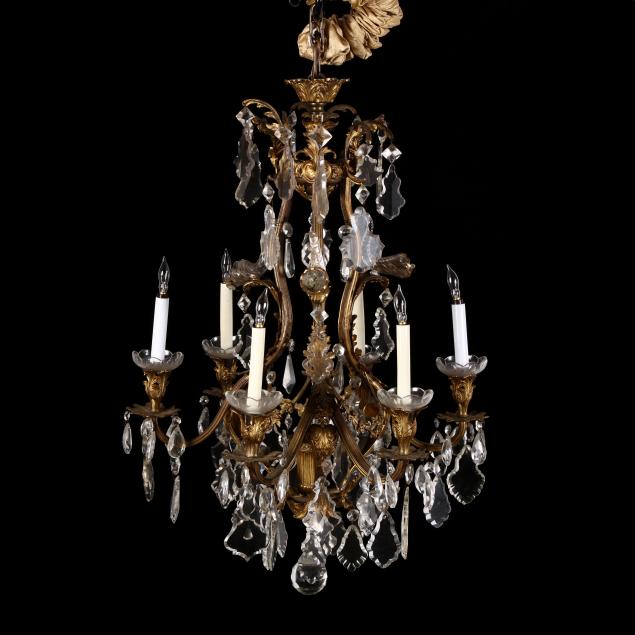 antique-french-classical-style-drop-prism-chandelier