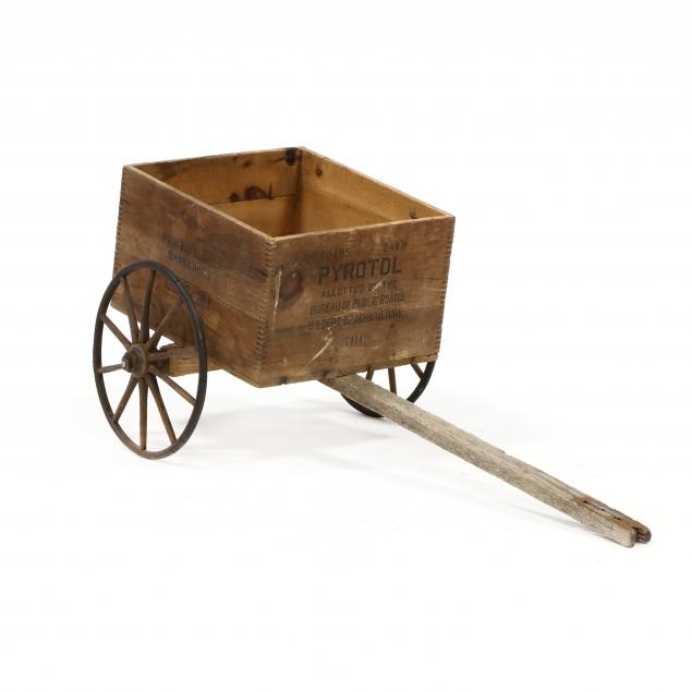 vintage-explosives-crate-on-cart