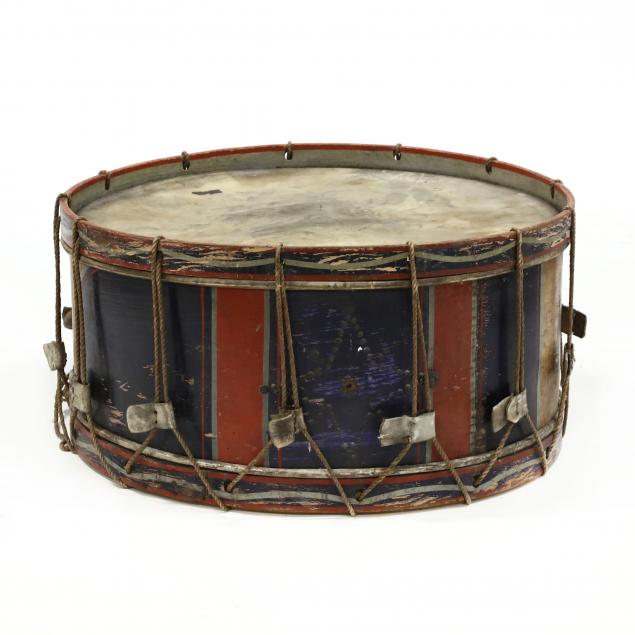 large-antique-marching-bass-drum