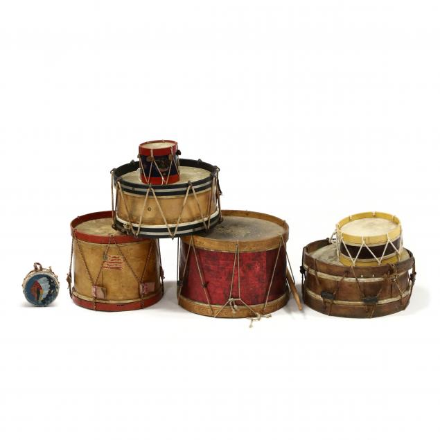 grouping-of-seven-small-drums