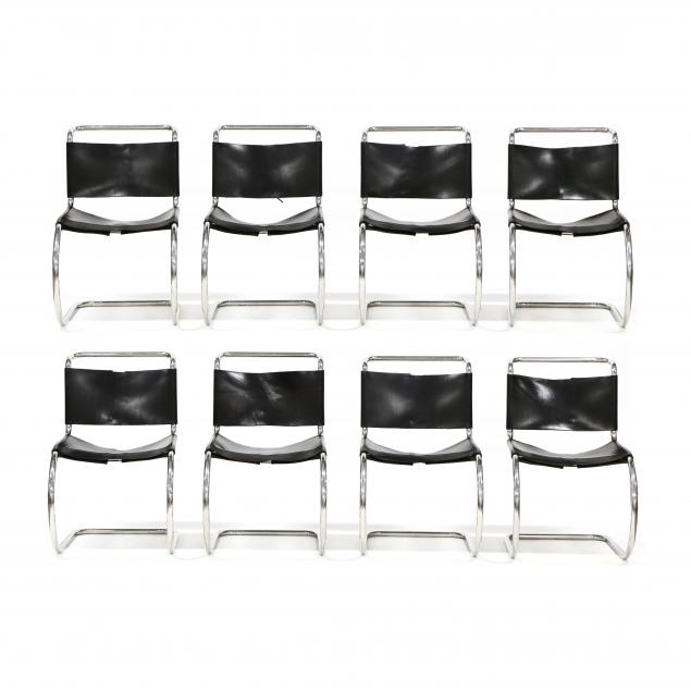 ludwig-mies-van-der-rohe-german-1886-1966-eight-mr-leather-chairs