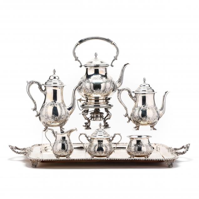 six-piece-sterling-silver-tea-and-coffee-service-with-tray