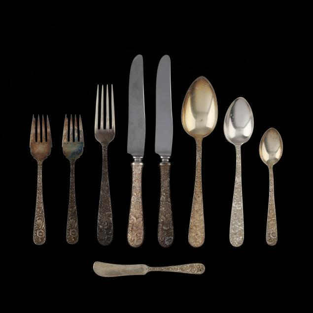 a-grouping-of-s-kirk-son-repousse-sterling-silver-flatware