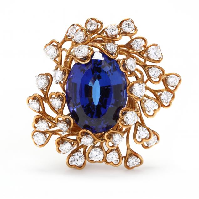 18kt-gold-tanzanite-and-diamond-brooch-tiffany-co