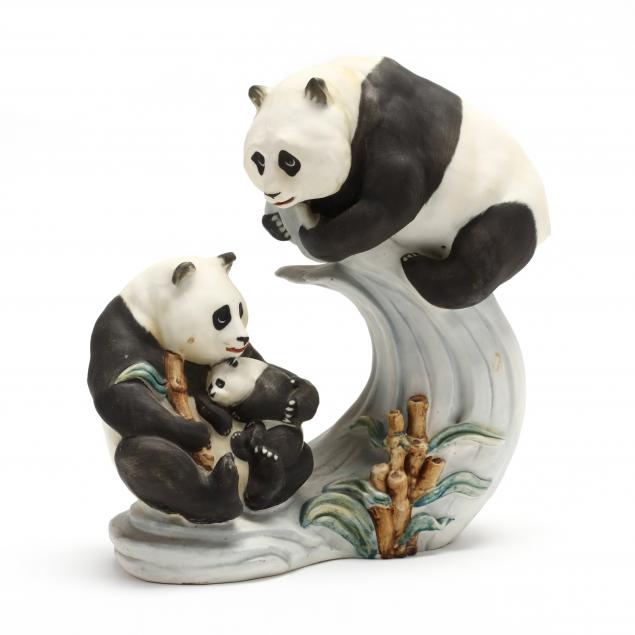 bisque-ceramic-panda-composition